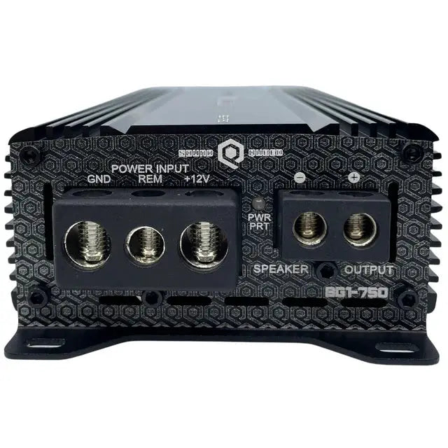 SoundQubed SoundQubed BG1-750 750 Watt Bagger Series Amp (Ultra Compact) - Car Audio