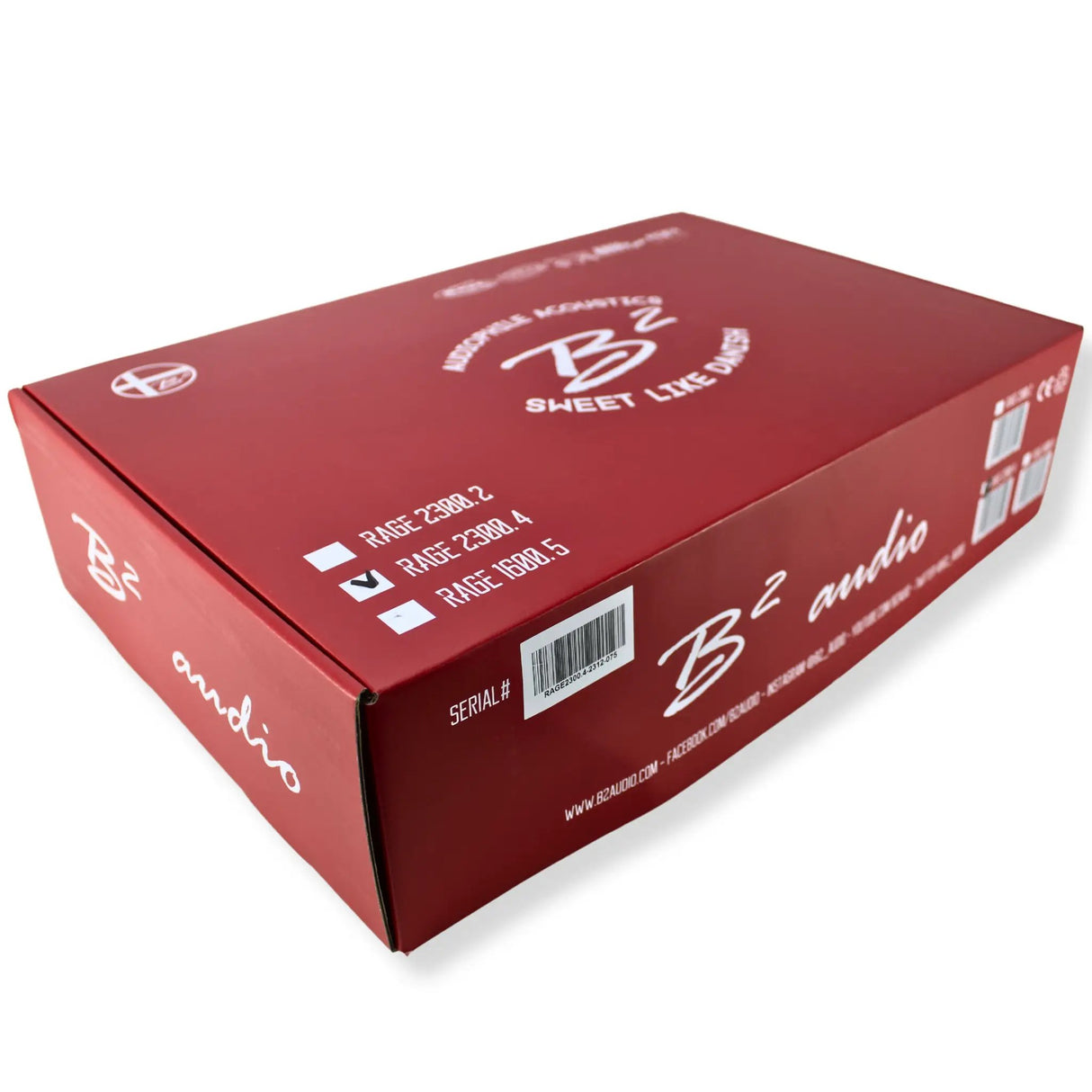 B2 Audio B2 Audio RAGE 4-Channel 2.3K 2300 Watt 2-Ohm Class D Full Range Amplifier - Car Audio