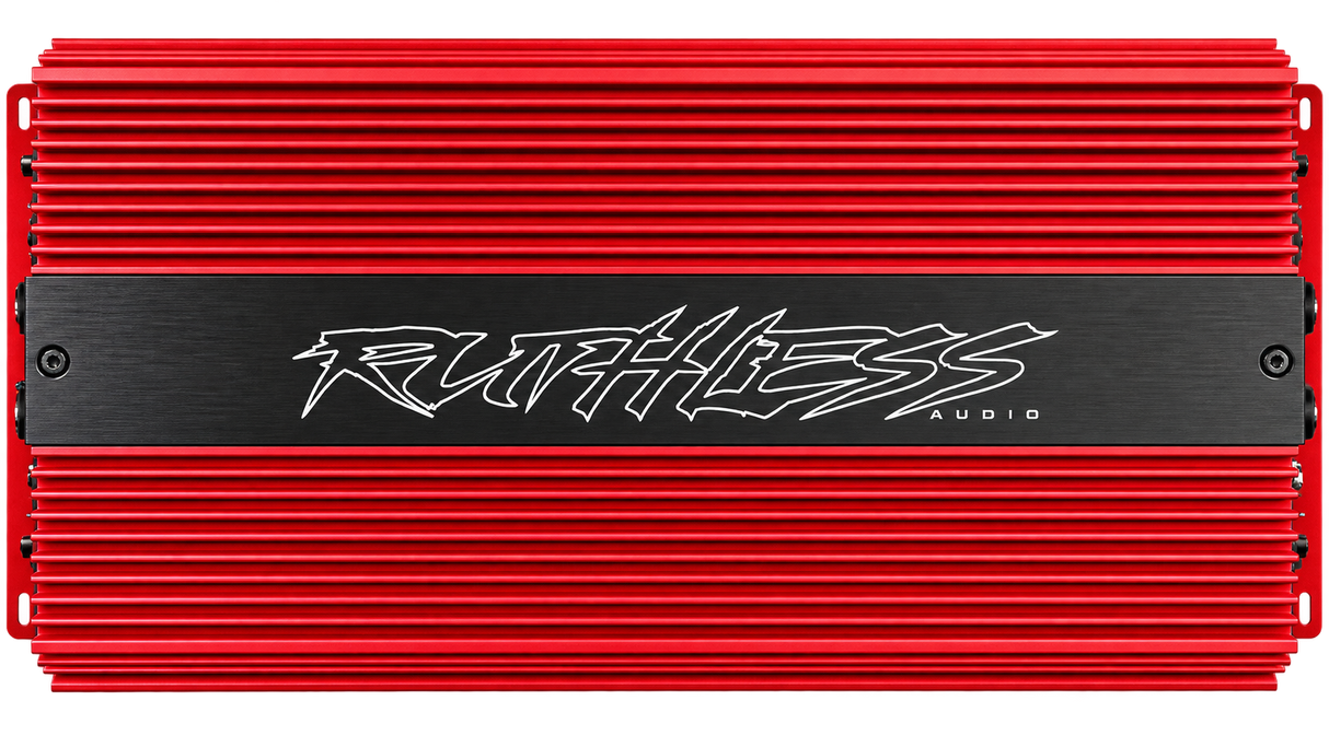 Ruthless Audio Ruthless Audio 5000.2 Red 2 Channel Amplifier - Car Audio