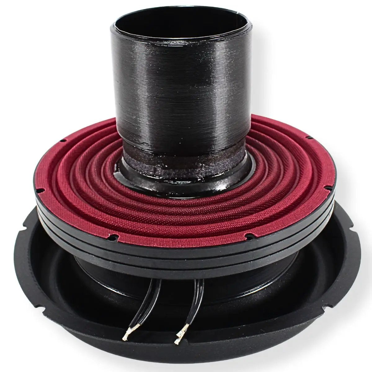B2 Audio B2 Audio 12" Carbon Fiber Re-cone Kit Drop 1-Ohm 4" Coil Rampage - Car Audio