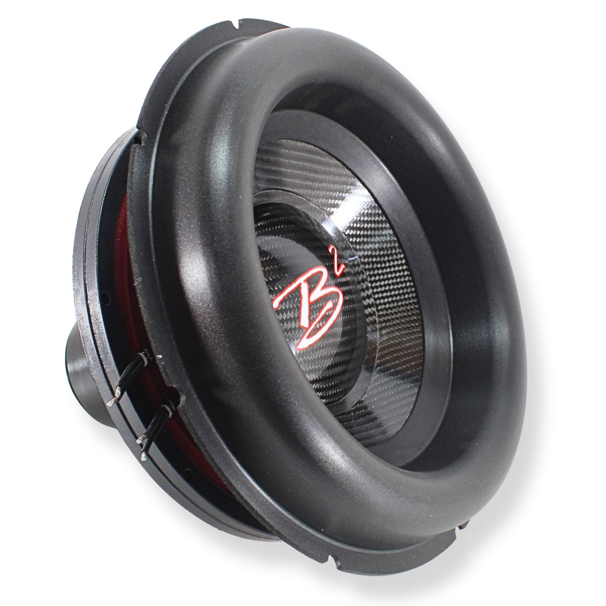 B2 Audio Rampage 10" Re-cone Kit Drop 1-Ohm 3" Coil Carbon Fiber
