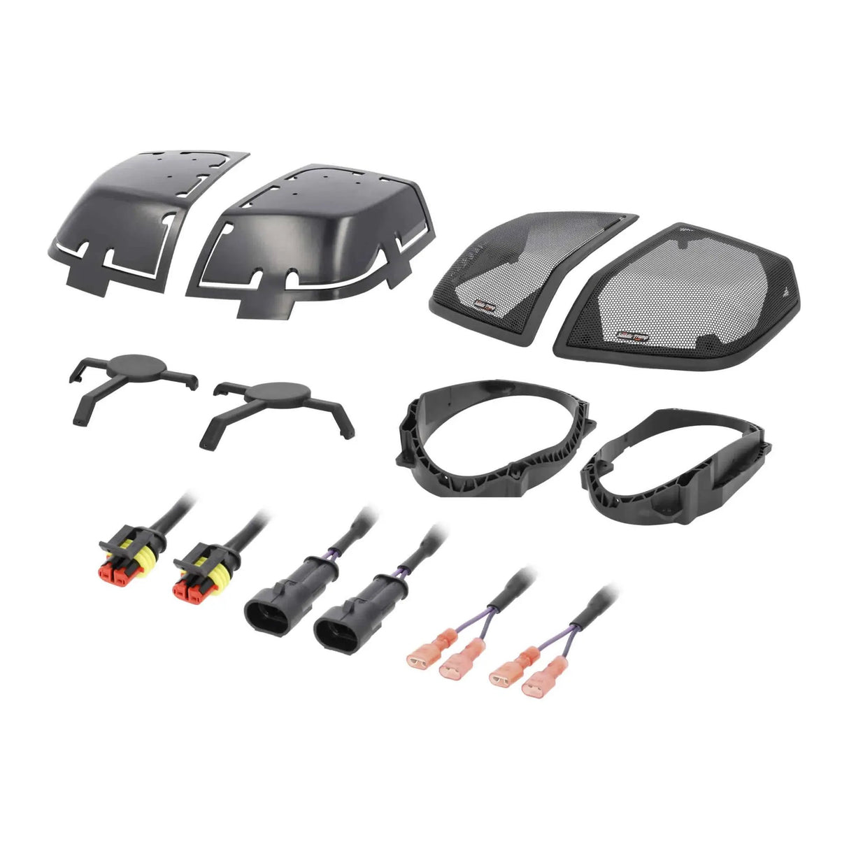 Saddle Tramp Saddle Tramp CUT-IN SADDLEBAG LIDS - FITS HARLEY-DAVIDSON 2014-2023.5 BC-HDC69-2 - Car Audio