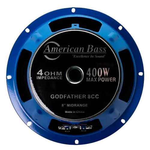 American Bass American Bass Godfather 8" Carbon Cone (single) - Car Audio