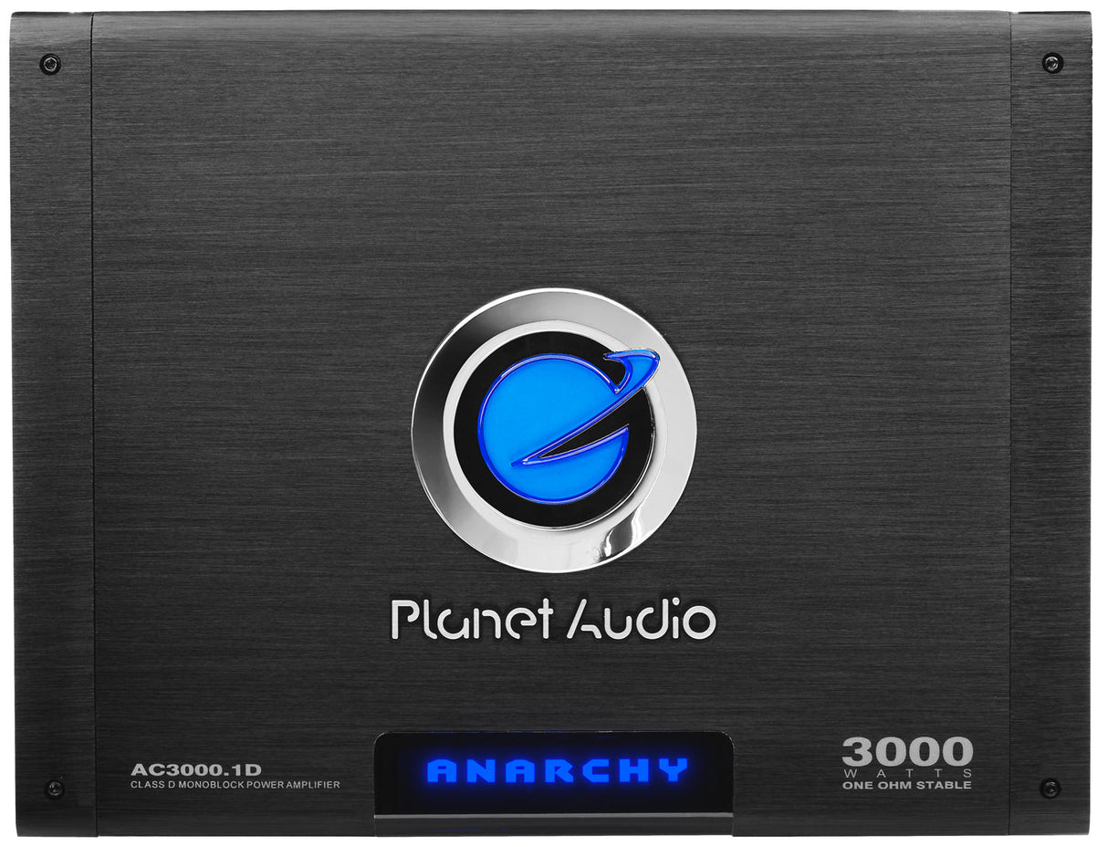 Planet Audio Anarchy AC3000.1M 3,000 Watt Amplifier