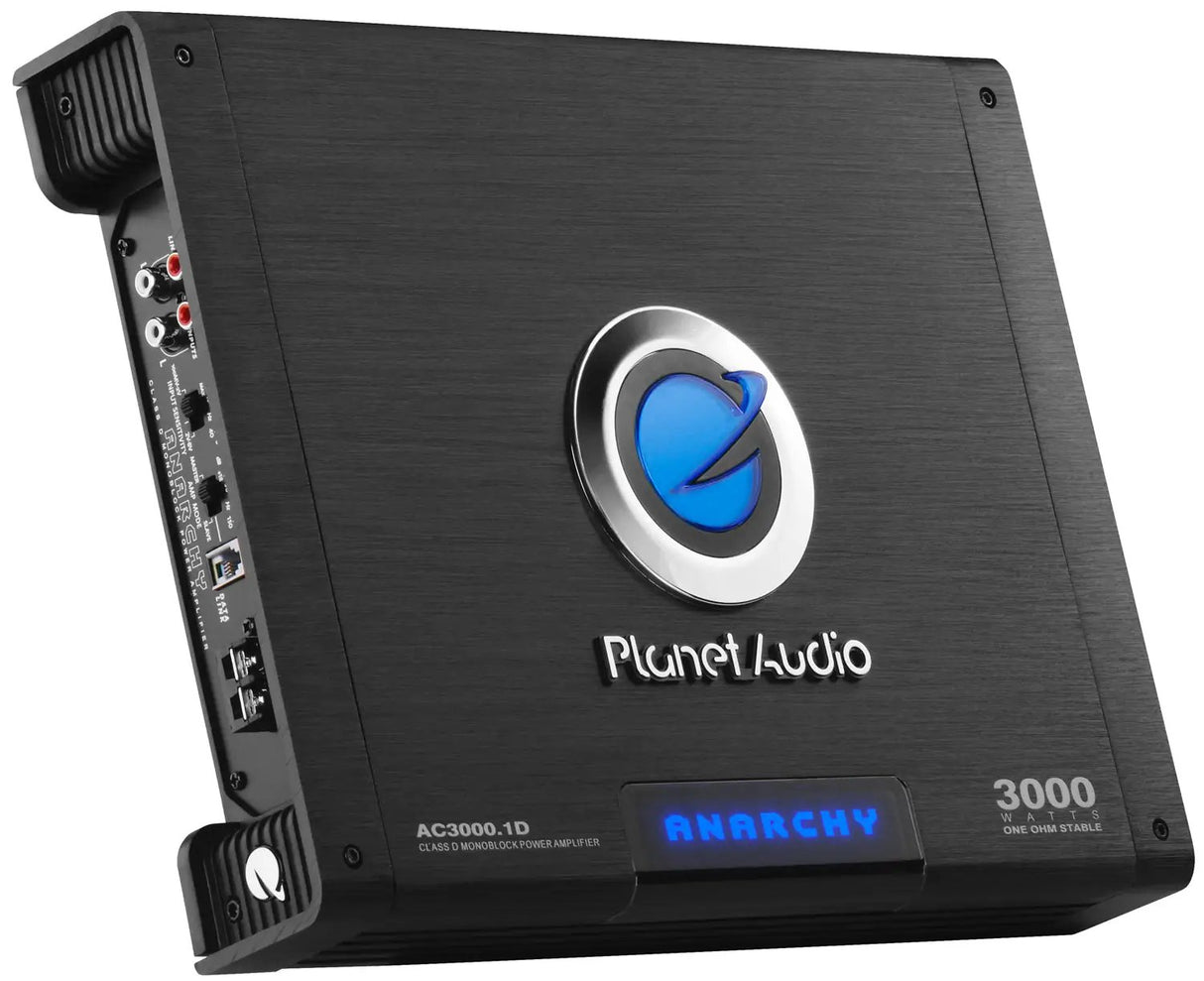 Planet Audio Planet Audio Anarchy AC3000.1M 3,000 Watt Amplifier - Car Audio