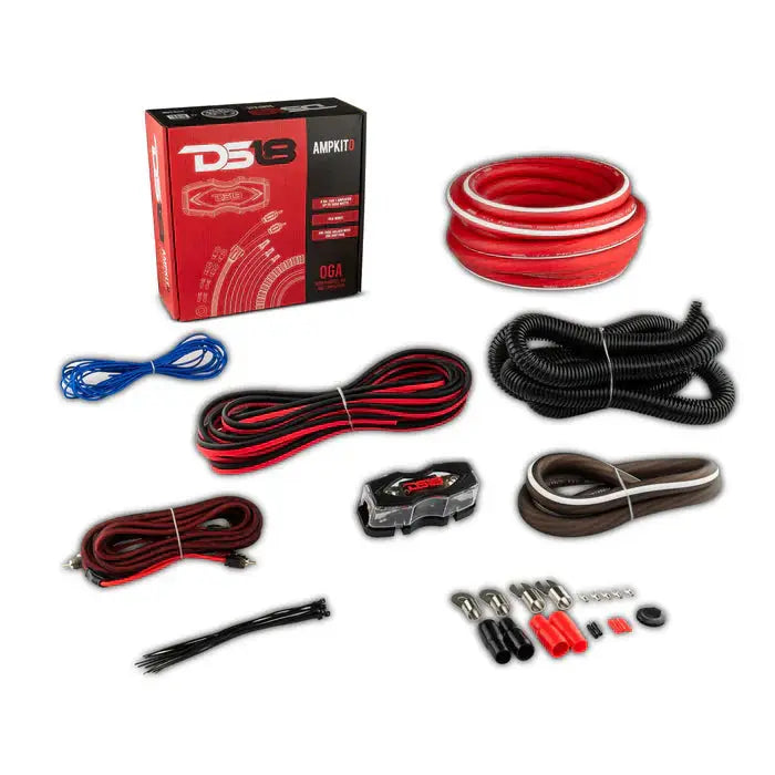 DS18 DS18 AMPKIT0/SLV Advance 0-GA Installation Kit SILVER - Car Audio