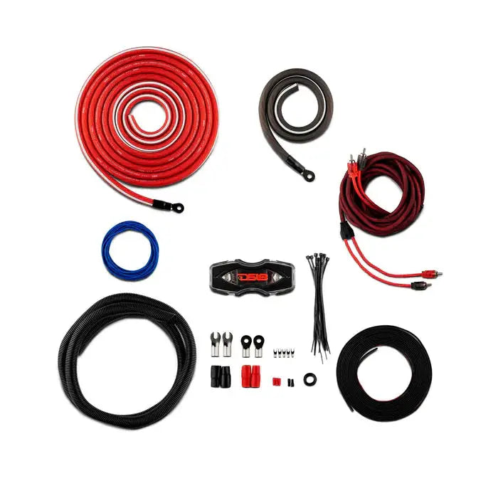 DS18 DS18 AMPKIT0/SLV Advance 0-GA Installation Kit SILVER - Car Audio