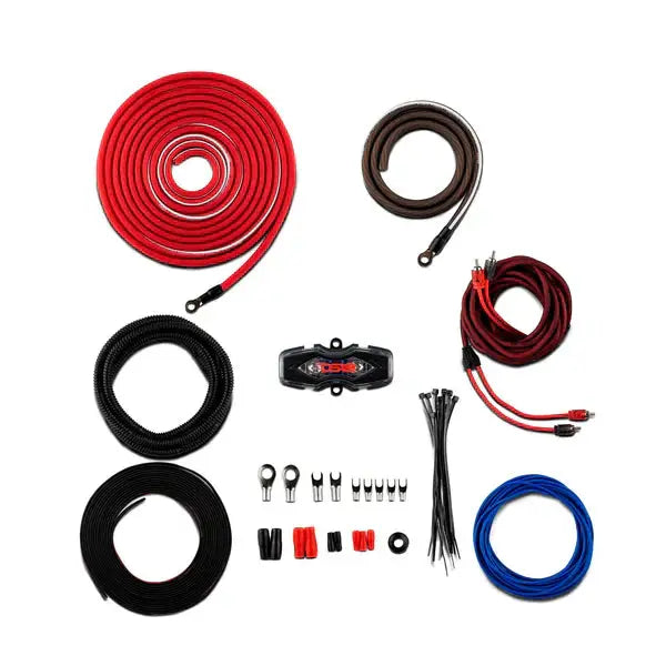 DS18 DS18 LSE-212A Bass Package 2 X SLC-MD12 In a Ported Box with S-1500.1/RD Amplifier and 4-GA Amp Kit 1000 Watts - Car Audio
