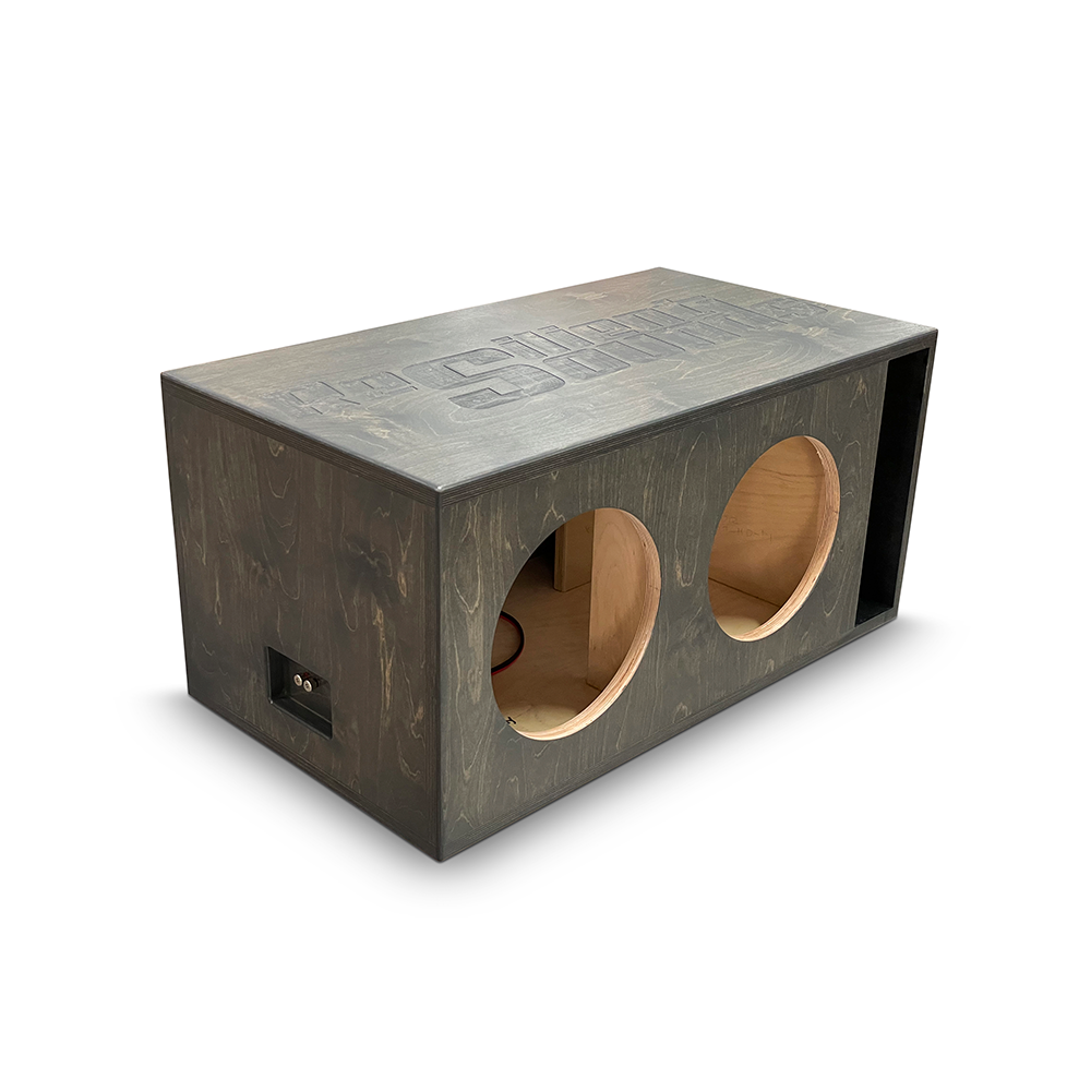 Basshead Supply Resilient Sounds Dual 15" Gold v2 Ported Enclosure - Car Audio