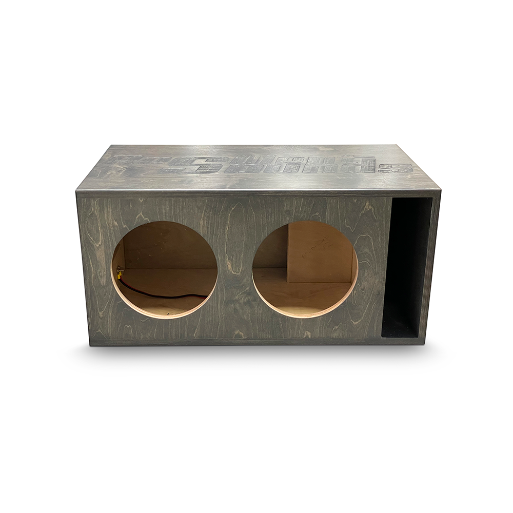 Basshead Supply Resilient Sounds Dual 8" Gold Ported Enclosure - Car Audio