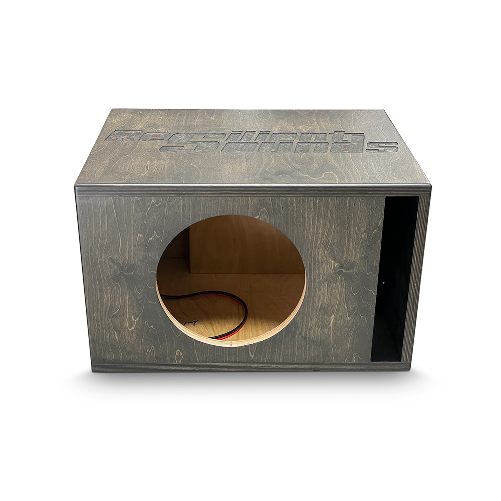 Basshead Supply Resilient Sounds Single 10" Gold Ported Enclosure - Car Audio