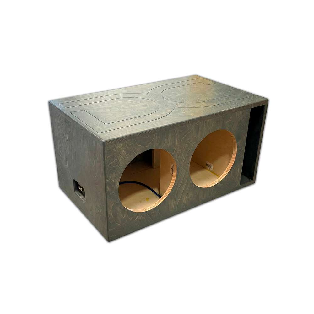 Basshead Supply DC Audio Dual 10" XL SPL Ported Enclosure - Car Audio
