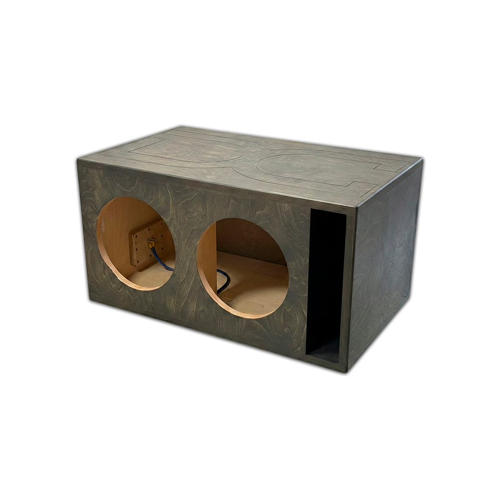 Basshead Supply DC Audio Dual 10" XL SPL Ported Enclosure - Car Audio