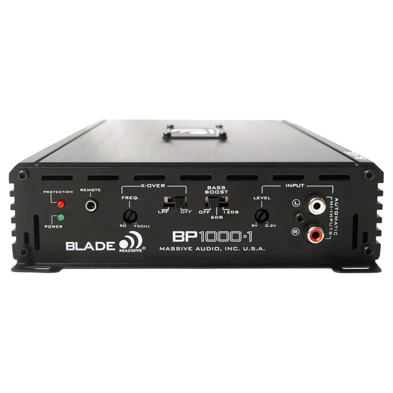 Massive Audio BP1000.1v2 1,000 Watt Monoblock Amplifier
