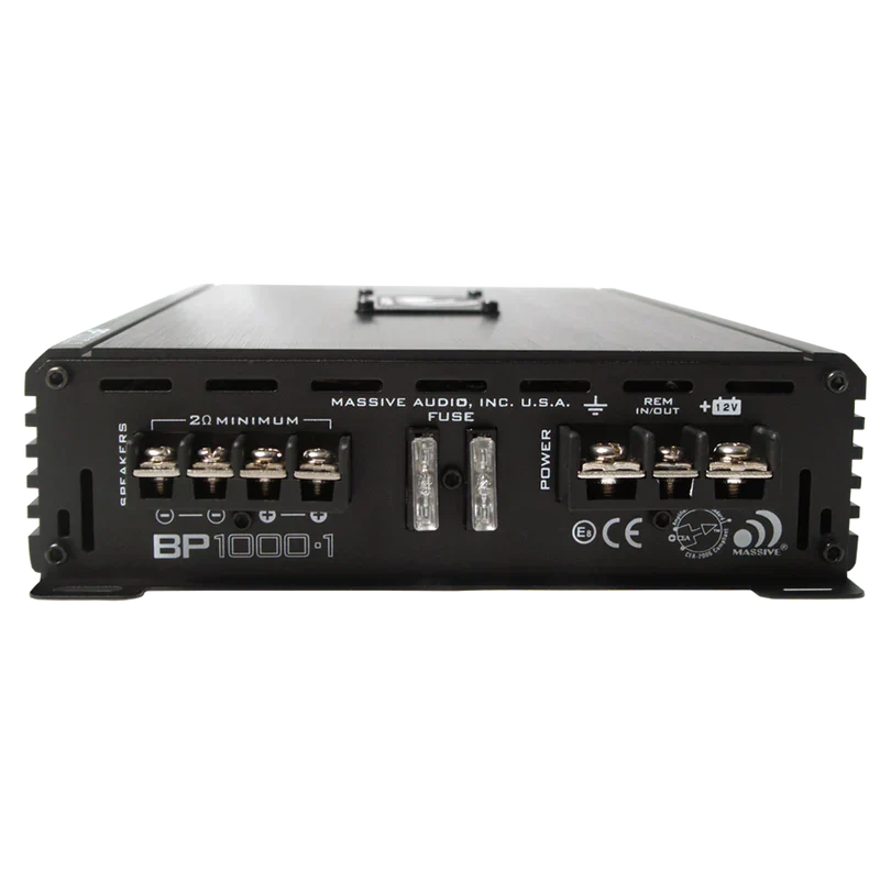 Massive Audio BP1000.1v2 1,000 Watt Monoblock Amplifier