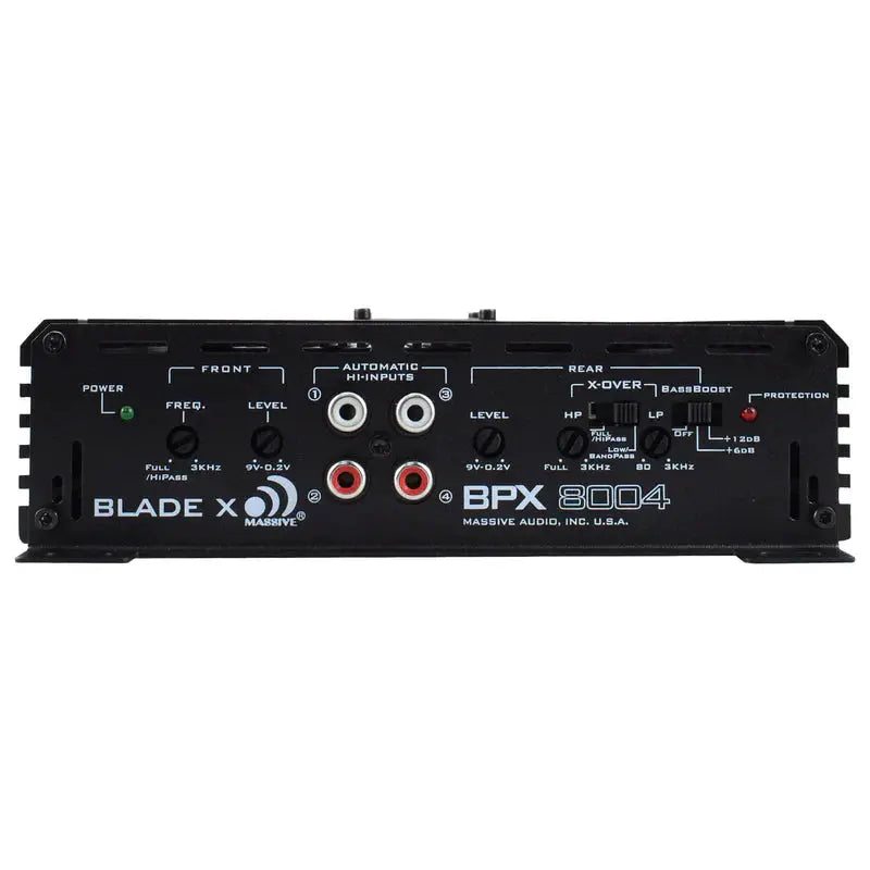 Massive Audio Massive Audio BPX800.4 4-Channel Amplifier - Car Audio