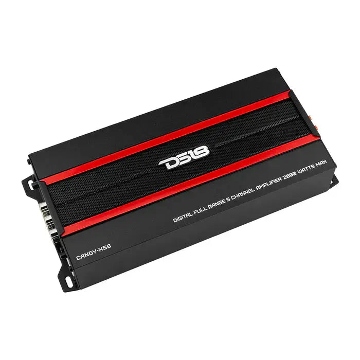 DS18 DS18 CANDY-X5B Full Range 5-Channel Class D Car Amplifier 2000 Watts - Car Audio