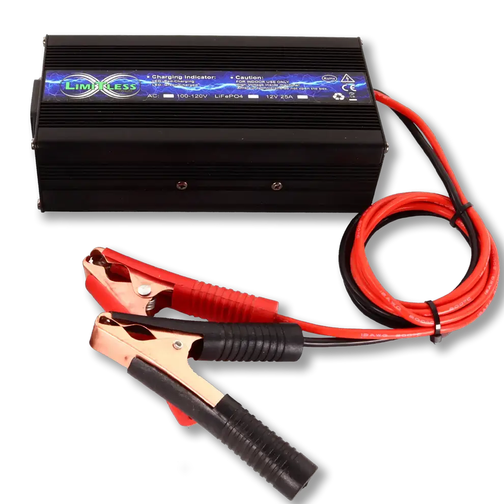 Limitless Lithium Limitless Lithium 25A 12v Charger (Sodium / Lifepo4) - Car Audio