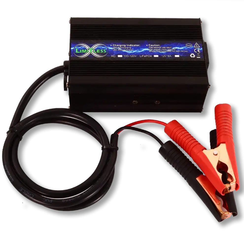 Limitless Lithium Limitless Lithium 8A12v Charger (Sodium / Lifepo4) - Car Audio