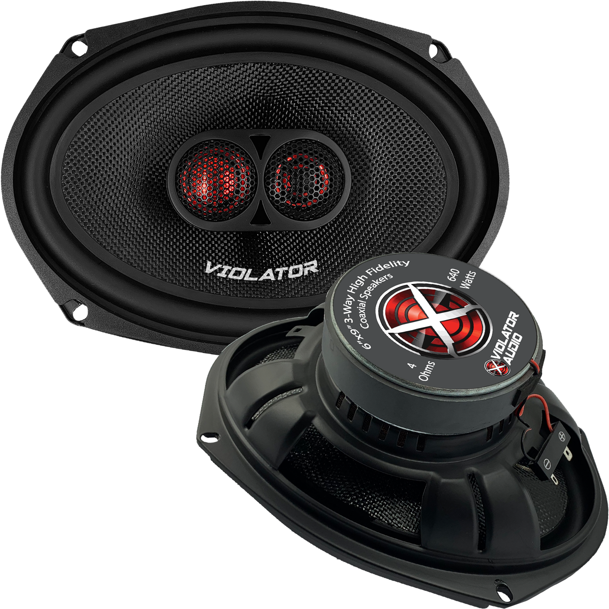 Violator Audio VA-693 6"x9" Coaxial Speakers (pair)