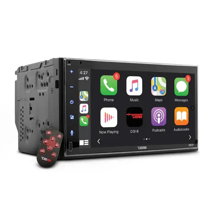 DS18 DS18 DDX7CP 7" Touchscreen Mechless Double-Din Headunit with Bluetooth, USB, Mirror Link And Car play - Car Audio