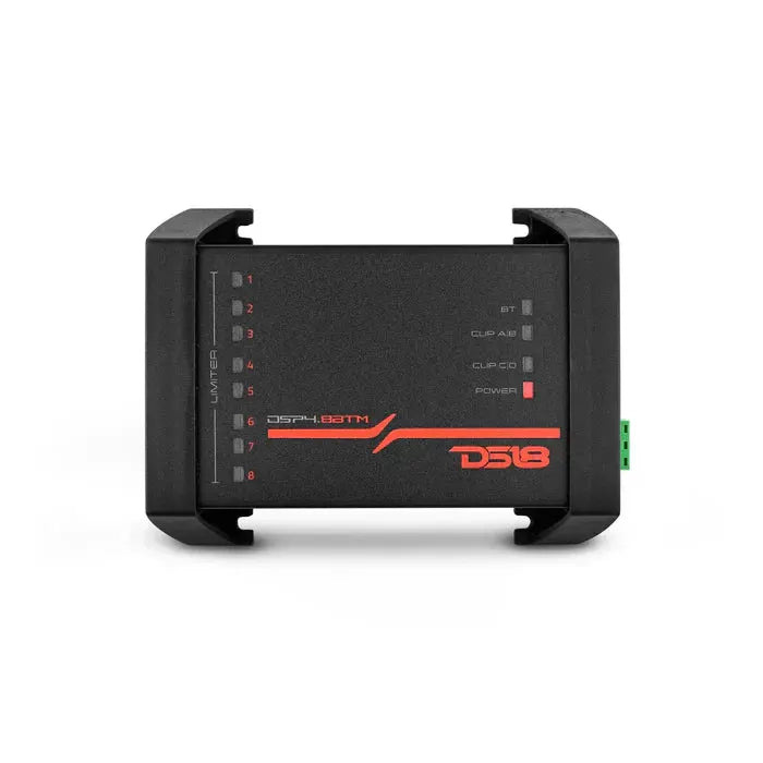 DS18 DS18 DSP4.8BTM 4-Channel In and 8-Channel Out Digital Sound Processor with Bluetooth and LCD Screen - Car Audio