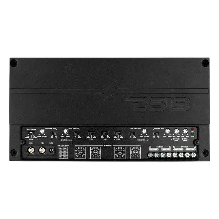 DS18 DS18 DX4 Deluxe Compact Full-Range Class D Advance Technology 4-Channel Amplifier 3200 Watts - Car Audio
