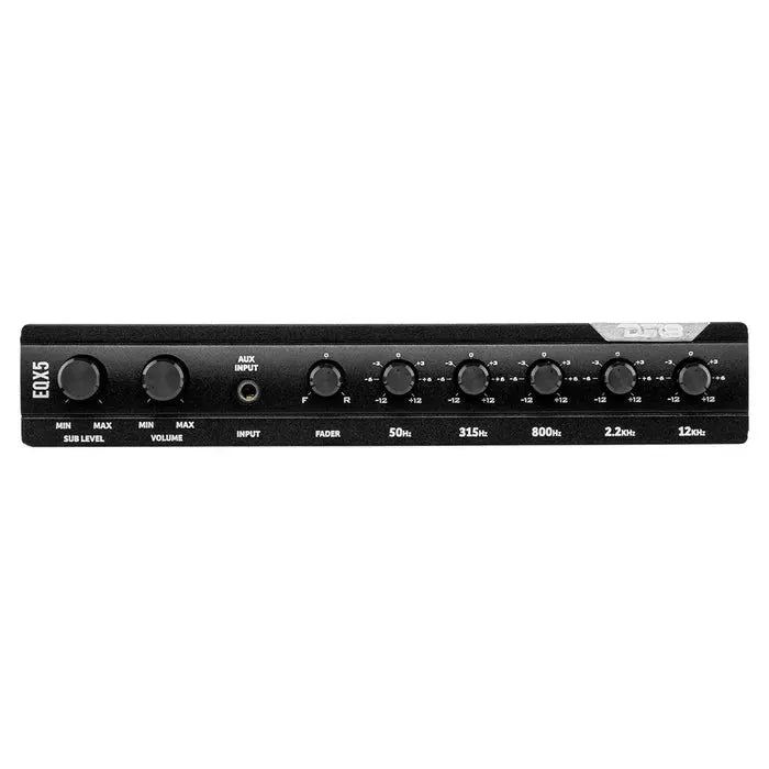 DS18 DS18 EQX5 High Volt 5-Band Equalizer with High Level Input - Car Audio