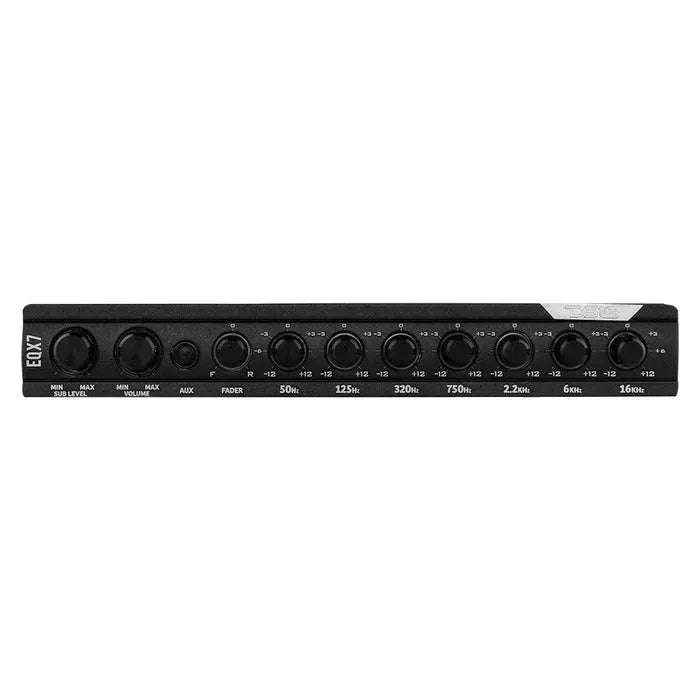 DS18 DS18 EQX7 High Volt 7-Band Equalizer with High Level Input and Auto Turn On - Car Audio