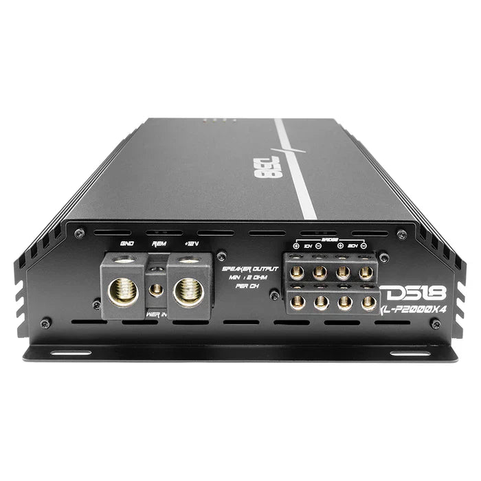 DS18 EXL-P2000X4 EXL Power 4-Channel Class A/B Amplifier 280 x 4 @ 4-Ohm Watts Rms Made In Korea