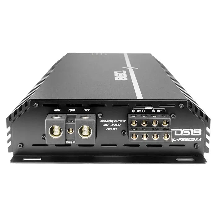 DS18 DS18 EXL-P2000X4 EXL Power 4-Channel Class A/B Amplifier 280 x 4 @ 4-Ohm Watts Rms Made In Korea - Car Audio
