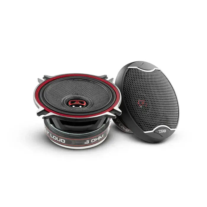 DS18 DS18 EXL-SQ4.0 EXL 4" 2-Way Coaxial Speaker with Fiber Glass Cone 340 Watts 3-Ohm - Car Audio