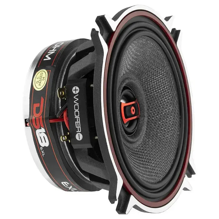 DS18 DS18 EXL-SQ4.0 EXL 4" 2-Way Coaxial Speaker with Fiber Glass Cone 340 Watts 3-Ohm - Car Audio