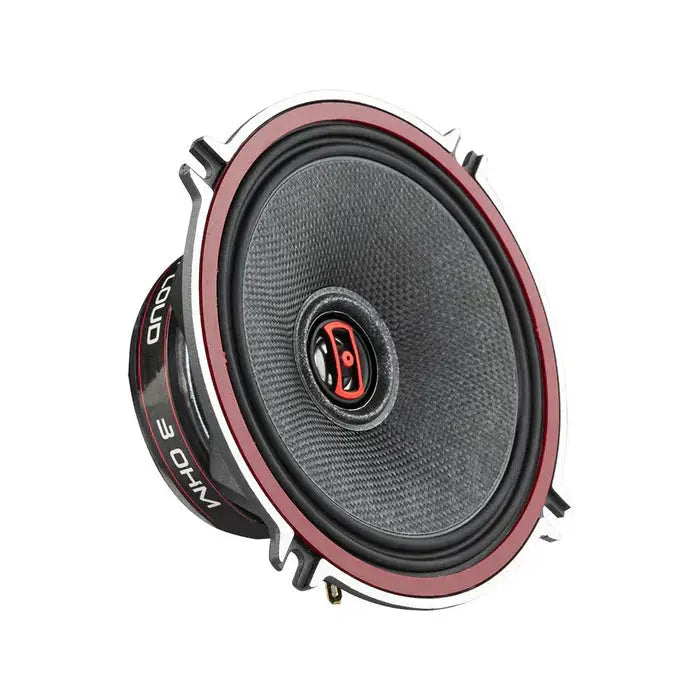 DS18 DS18 EXL-SQ5.25 EXL 5.25" 2-Way Coaxial Speaker with Fiber Glass Cone 340 Watts 3-Ohm - Car Audio