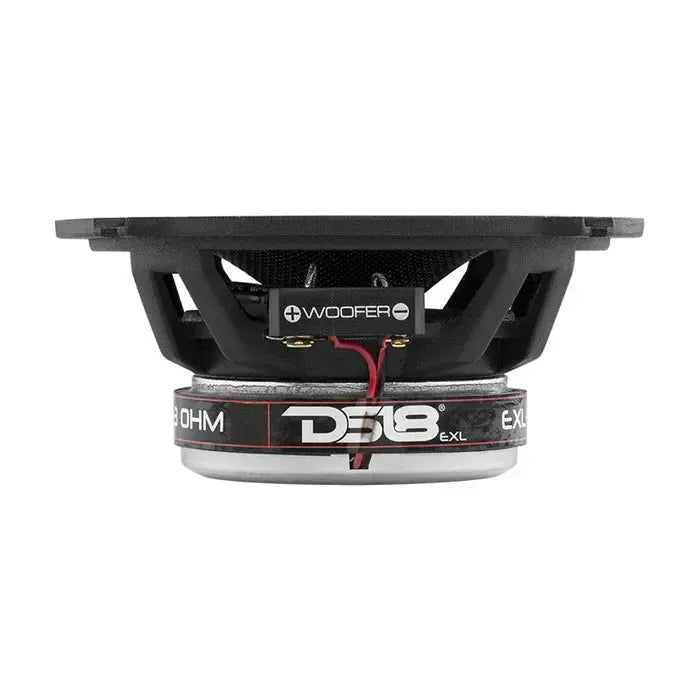 DS18 DS18 EXL-SQ5.25 EXL 5.25" 2-Way Coaxial Speaker with Fiber Glass Cone 340 Watts 3-Ohm - Car Audio