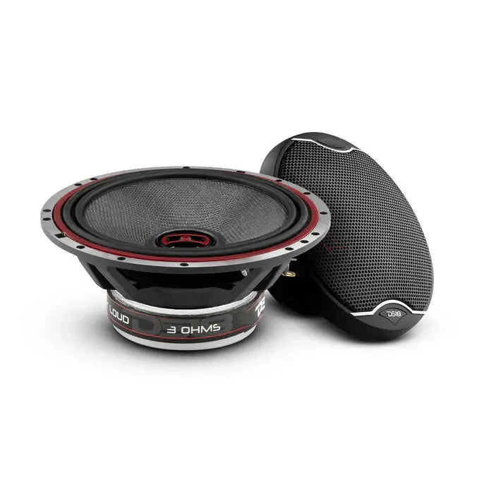 DS18 DS18 EXL-SQ6.5 EXL 6.5" 2-Way Coaxial Speaker with Fiber Glass Cone 400 Watts 3-Ohm - Car Audio