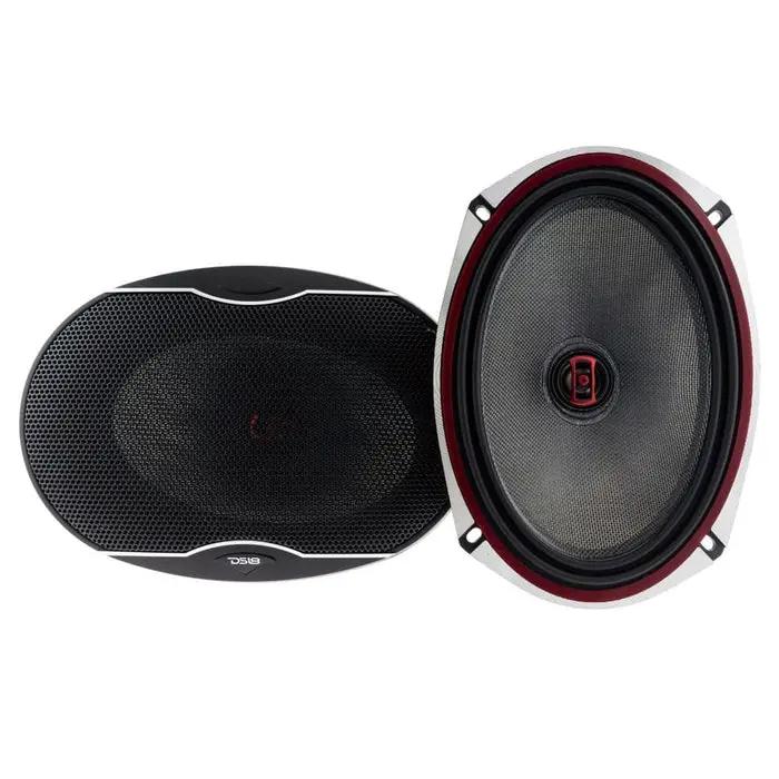 DS18 EXL-SQ6.9 EXL 6x9" 2-Way Coaxial Speaker with Fiber Glass Cone 560 Watts 3-Ohm - Trinity Car Audio