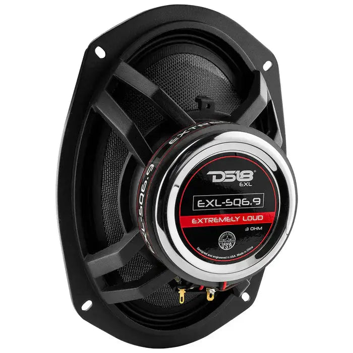 DS18 EXL-SQ6.9 EXL 6x9" 2-Way Coaxial Speaker with Fiber Glass Cone 560 Watts 3-Ohm - Trinity Car Audio
