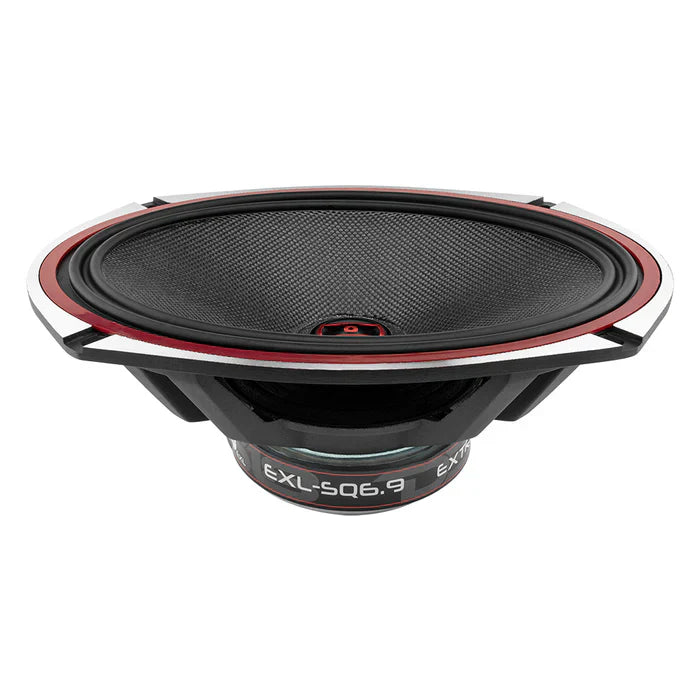 DS18 EXL-SQ6.9 EXL 6x9" 2-Way Coaxial Speaker with Fiber Glass Cone 560 Watts 3-Ohm
