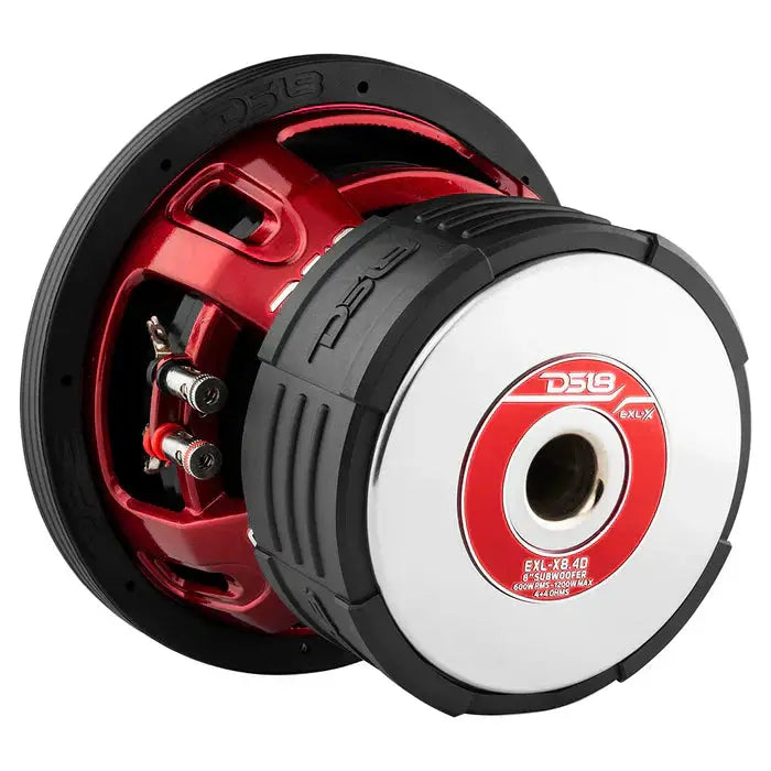 DS18 DS18 EXL-X8.4D EXL-X 8" Subwoofer 1200 Watts Dvc 4-Ohms - Car Audio