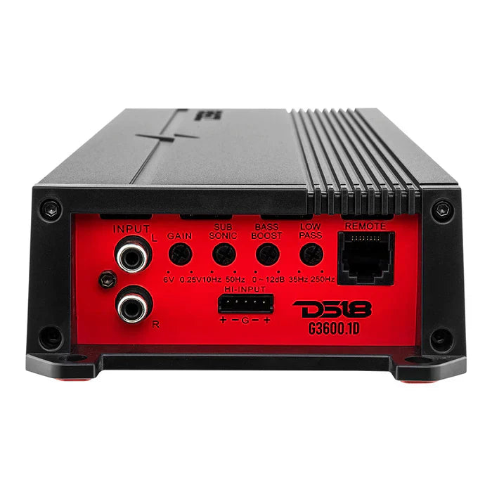 DS18 G3600.1D GEN-X Class D 1-Channel Amplifier 3600 Watts