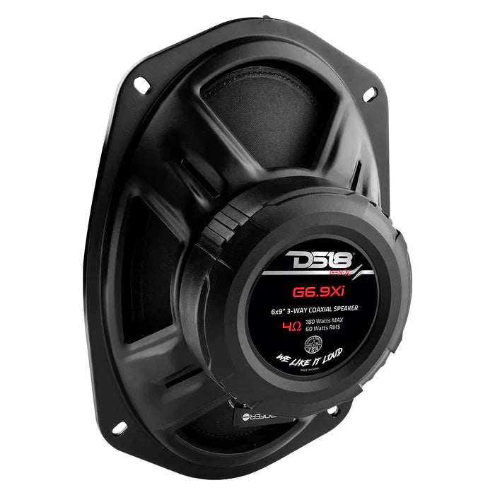 DS18 G6.9XI GEN-X 6X9 3 WAY COAX 180 WATTS 4 OHM