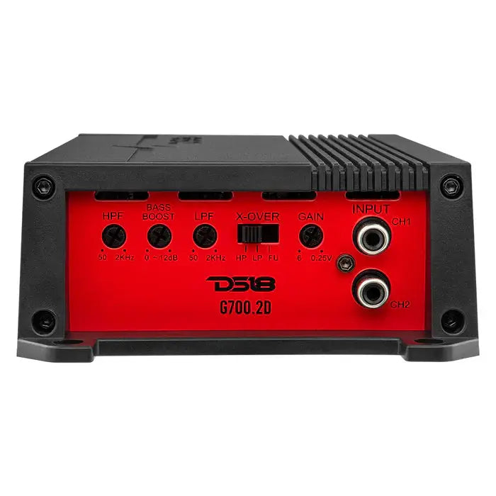 DS18 DS18 G700.2 GEN-X Full-Range Class D 2-Channel Amplifier 700 Watts - Car Audio