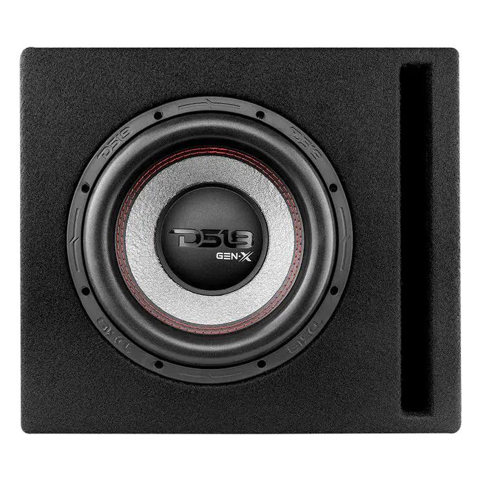 DS18 DS18 GEN-X110LD Bass Package GEN-X104D 10" Subwoofer In a Ported Box 800 Watts - Car Audio