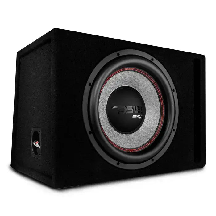 DS18 DS18 GEN-X112LD Bass Package GEN-X124D 12" Subwoofer In a Ported Box 900 Watts - Car Audio