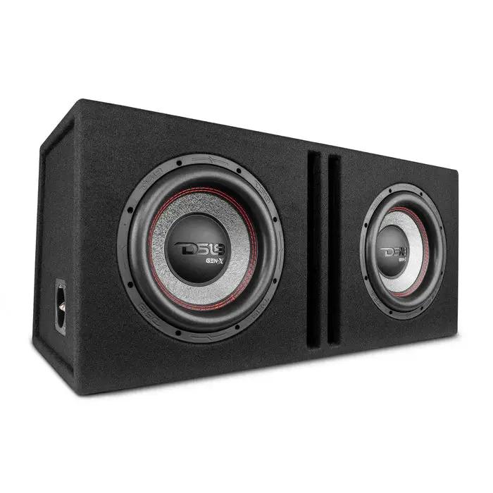 DS18 DS18 GEN-X210LD Bass Package 2 x GEN-X104D 10" Subwoofers In a Ported Box 1600 Watts - Car Audio