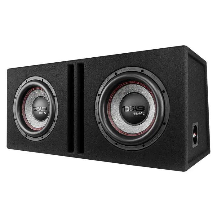 DS18 DS18 GEN-X210LD Bass Package 2 x GEN-X104D 10" Subwoofers In a Ported Box 1600 Watts - Car Audio