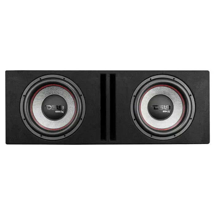 DS18 DS18 GEN-X212LD Bass Package 2 x GEN-X124D 12" Subwoofers In a Ported Box 1800 Watts - Car Audio