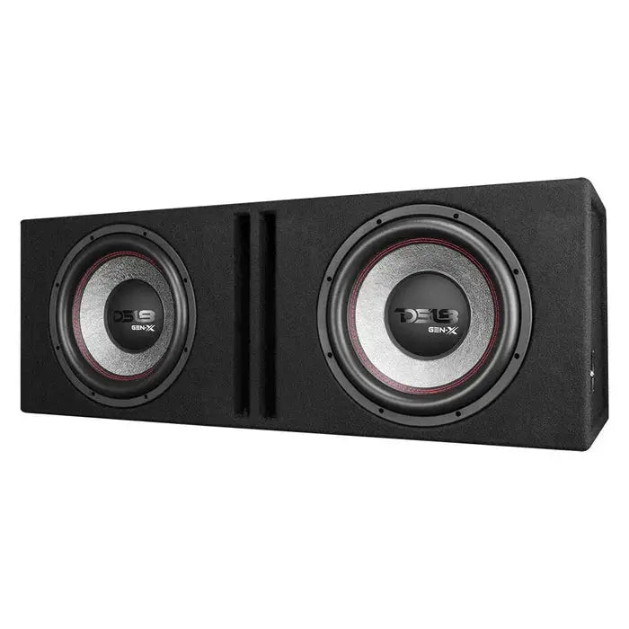 DS18 DS18 GEN-X212LD Bass Package 2 x GEN-X124D 12" Subwoofers In a Ported Box 1800 Watts - Car Audio