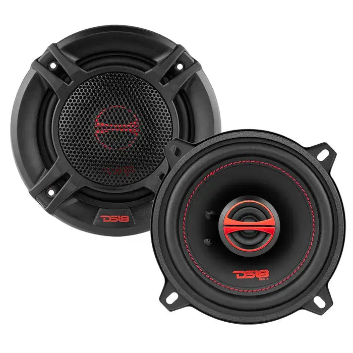 DS18 DS18 GEN-X5.25 GEN-X 5.25" 2-Way Coaxial Speakers 135 Watts 4-Ohm - Car Audio